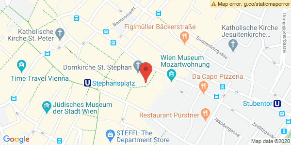 Map displaying event location