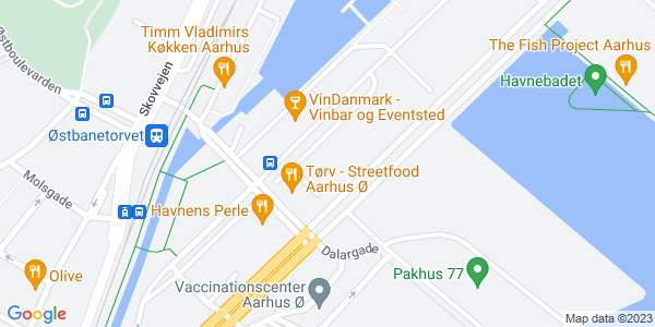 Map displaying event location