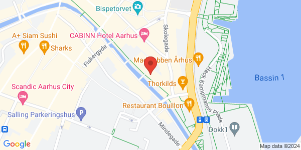 Map displaying event location