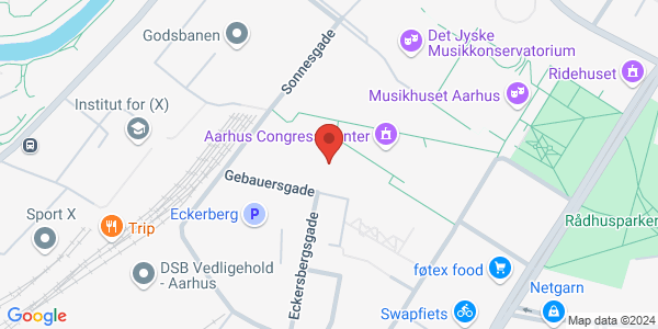 Map displaying event location