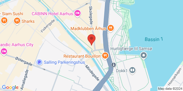 Map displaying event location