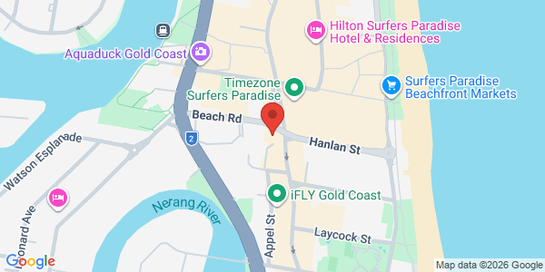 Map displaying event location