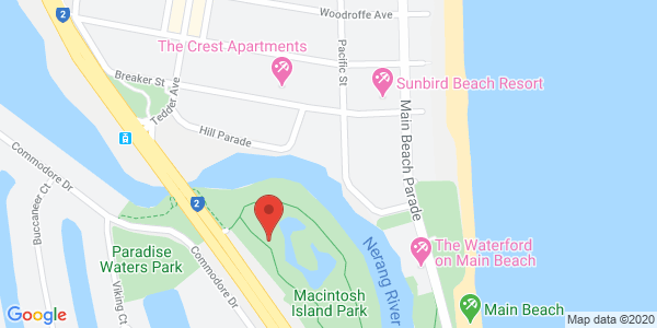 Map displaying event location