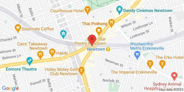 Map displaying event location