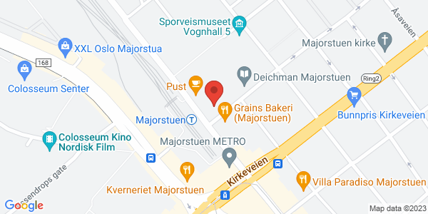 Map displaying event location