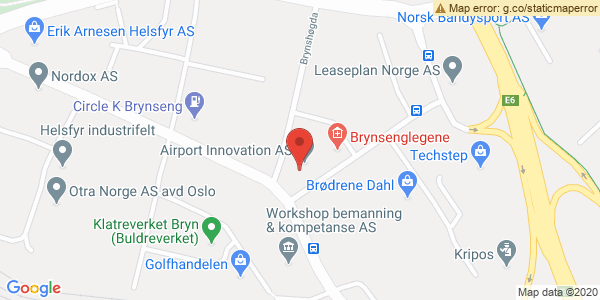 Kart som viser hvor arrangementet foregår