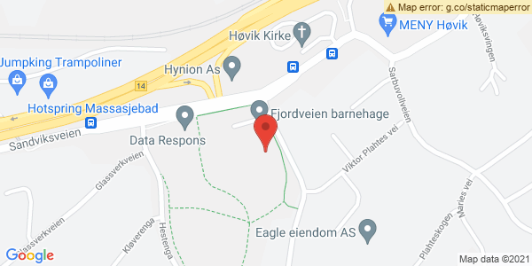Map displaying event location