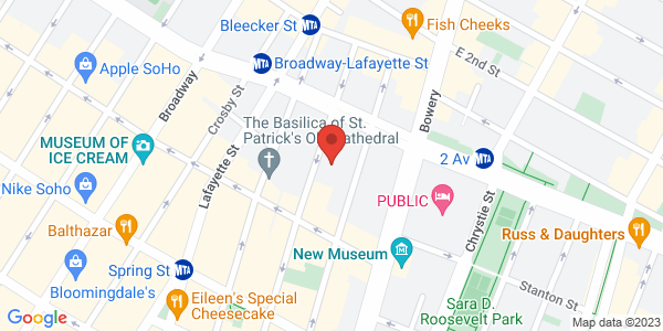 Map displaying event location