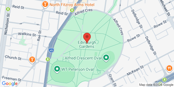 Map displaying event location