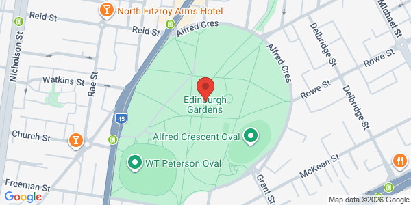 Map displaying event location