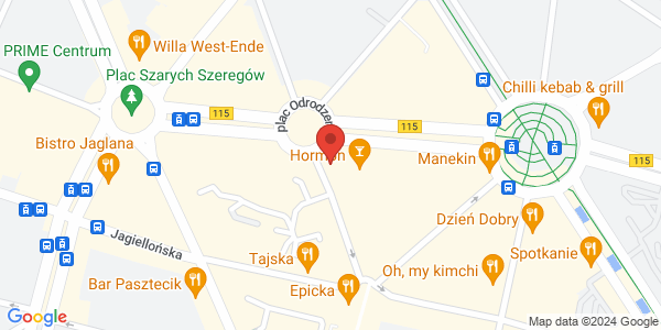 Map displaying event location