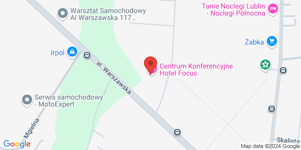 Map displaying event location