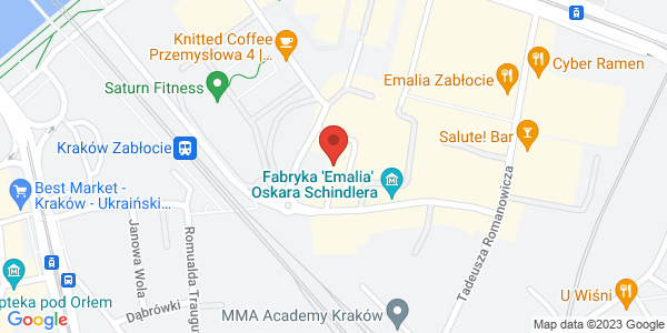 Map displaying event location
