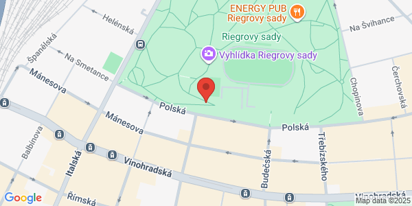 Map displaying event location