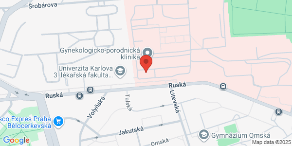 Map displaying event location