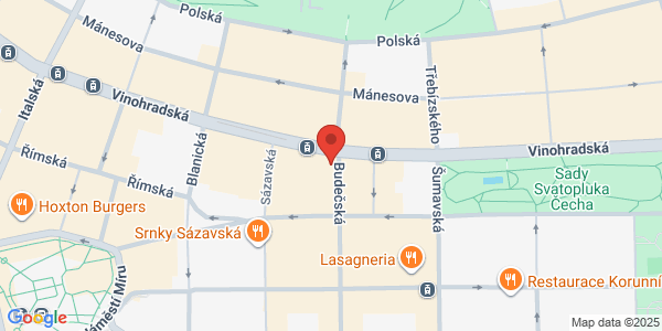 Map displaying event location