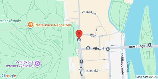 Map displaying event location