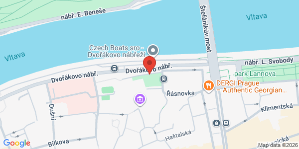 Map displaying event location