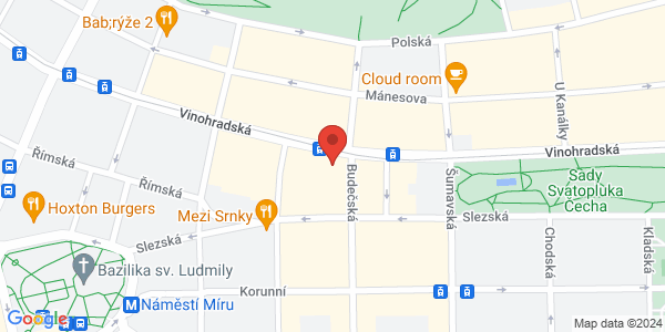 Map displaying event location