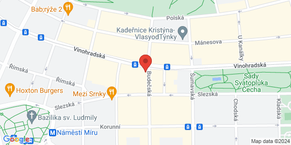 Map displaying event location
