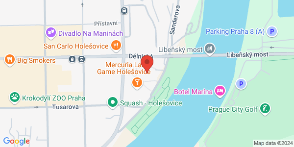 Map displaying event location