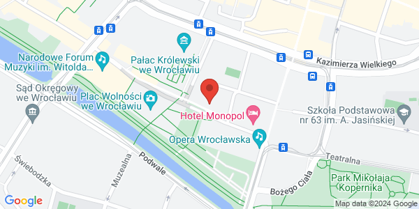 Map displaying event location