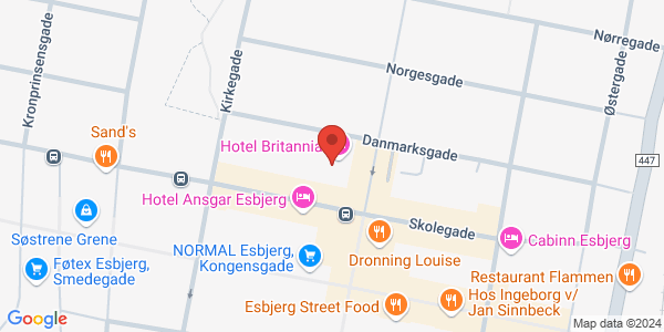 Map displaying event location