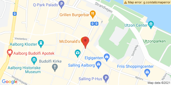 Map displaying event location