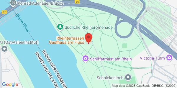 Map displaying event location