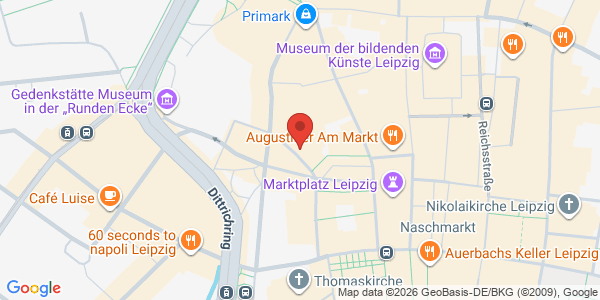 Map displaying event location