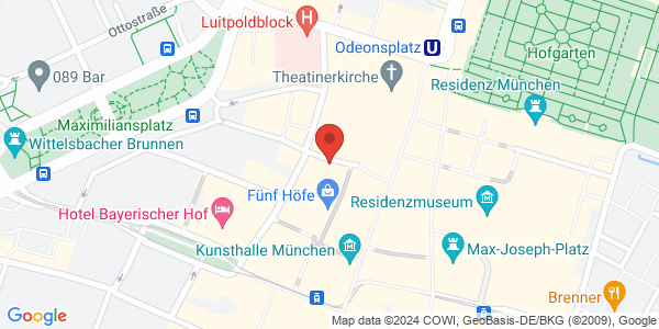 Map displaying event location