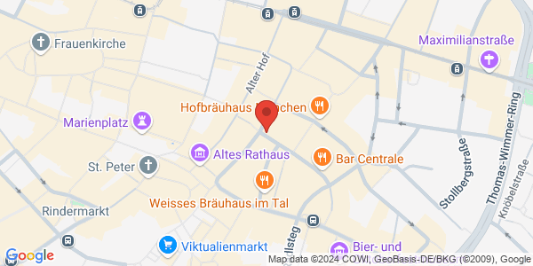 Map displaying event location
