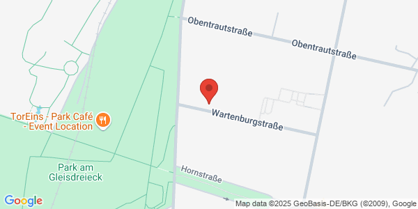 Map displaying event location