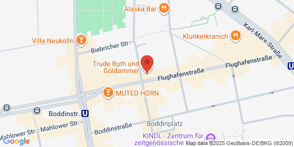 Map displaying event location