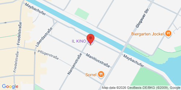 Map displaying event location