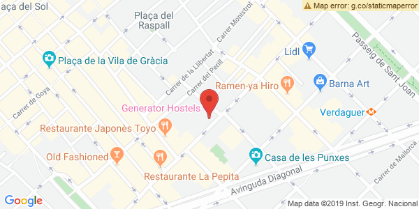 Map displaying event location