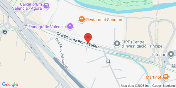 Map displaying event location