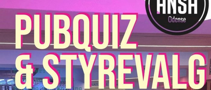 Pubquiz og styrevalg