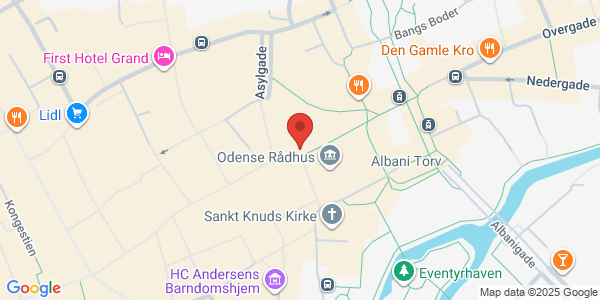 Map displaying event location