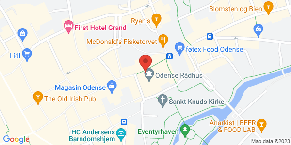 Map displaying event location