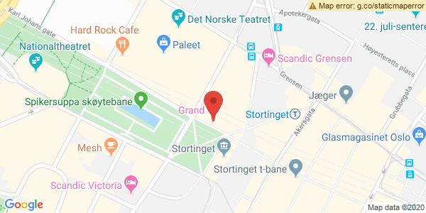 Map displaying event location