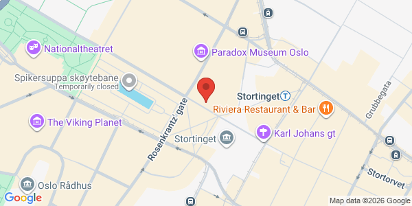 Kart som viser hvor arrangementet foregår