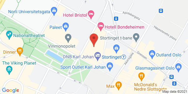 Map displaying event location
