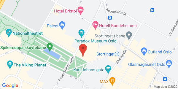 Map displaying event location