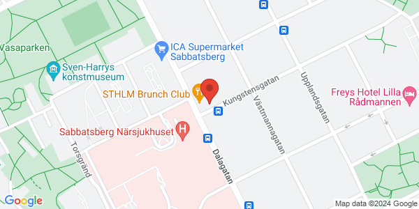Map displaying event location