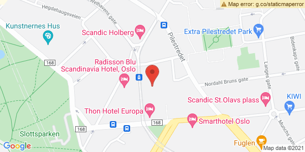 Map displaying event location