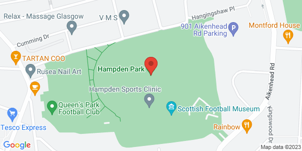 Map displaying event location