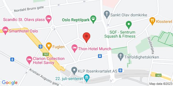 Map displaying event location