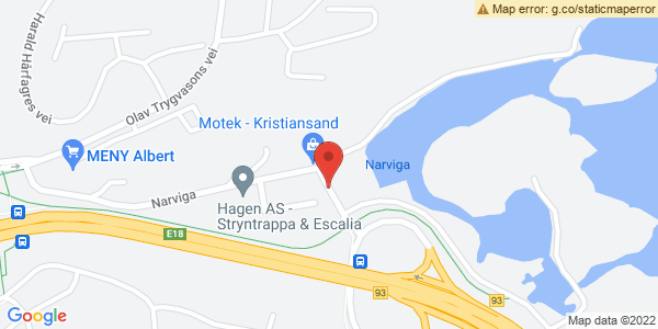 Map displaying event location
