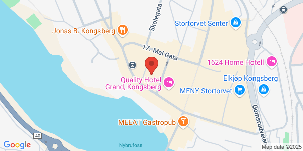Map displaying event location